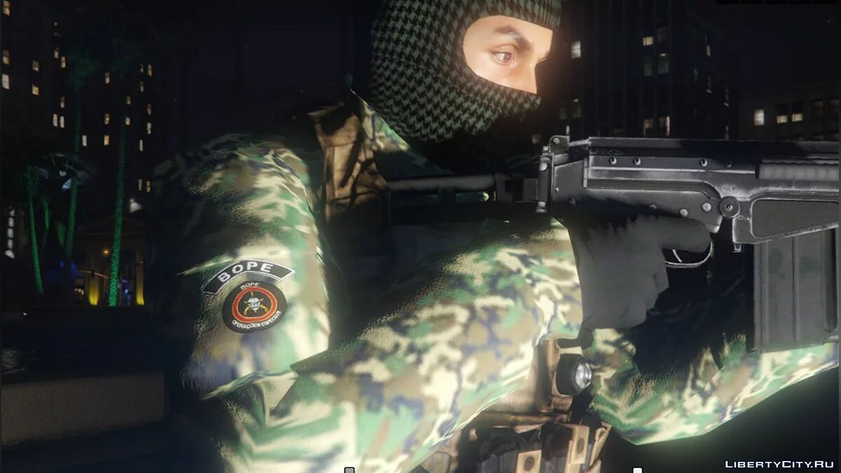 Special Forces in Camouflage Uniform / GTA 5