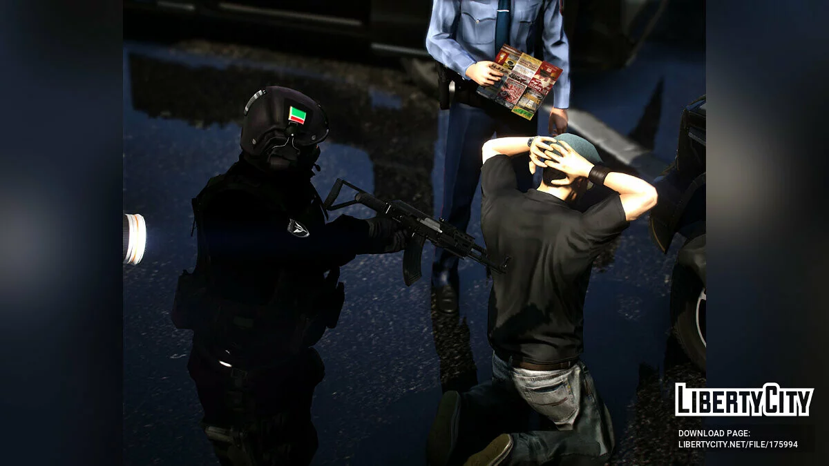 Spetsnaz checheno «Regimiento llamado A.A. Kadyrov» / GTA 5