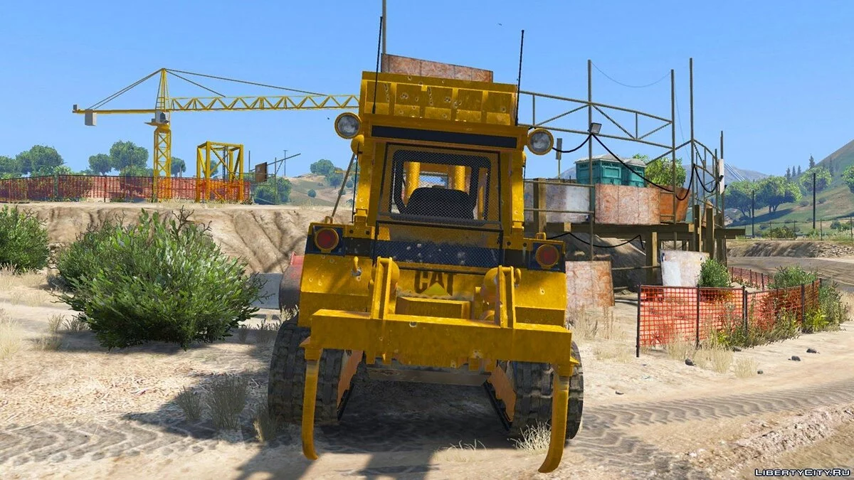 Calcomanías CAT para Bulldozer / GTA 5