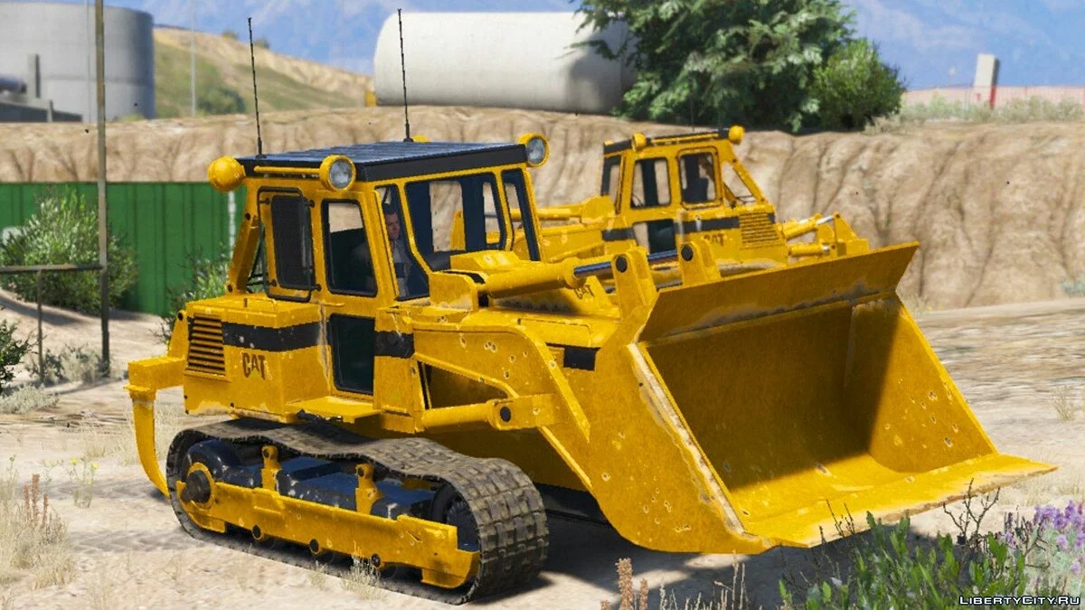 Calcomanías CAT para Bulldozer / GTA 5