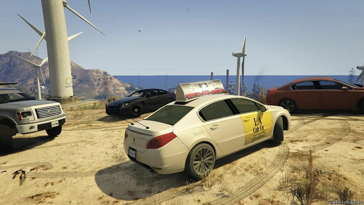 Peugeot 508 LA Taxi (Unlocked) 1.0 / GTA 5