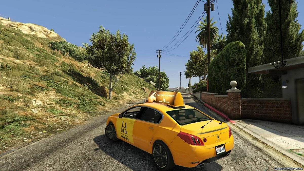 Peugeot 508 LA Taxi (Unlocked) 1.0 / GTA 5