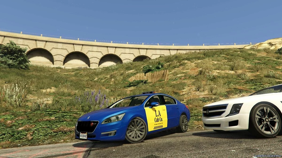 Peugeot 508 LA Taxi (Unlocked) 1.0 / GTA 5