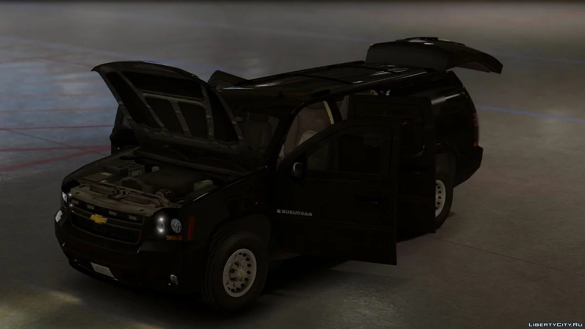 Chevrolet Suburban Geheimdienst [Add-On | Scheibenwischer] 1.1 / GTA 5
