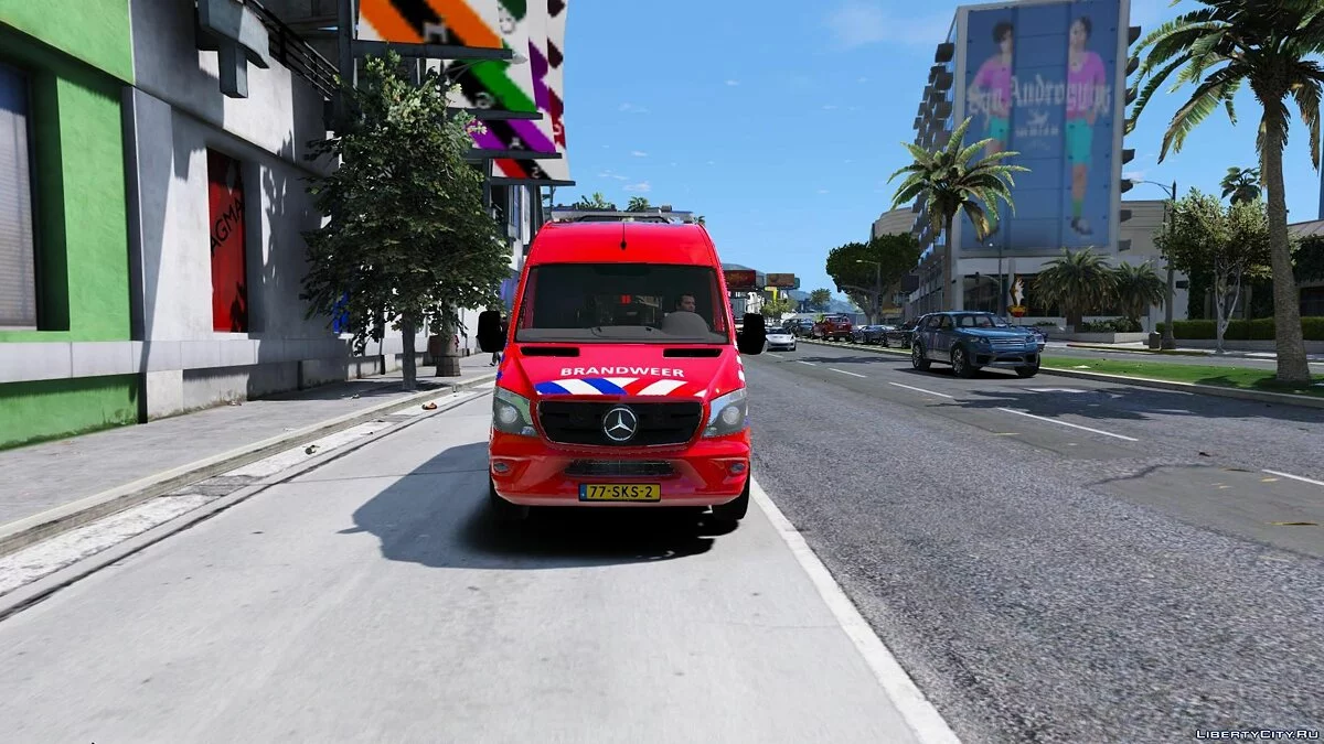 Mercedes-Benz Sprinter Facelift Brandweer [ELS] 1.0 / GTA 5