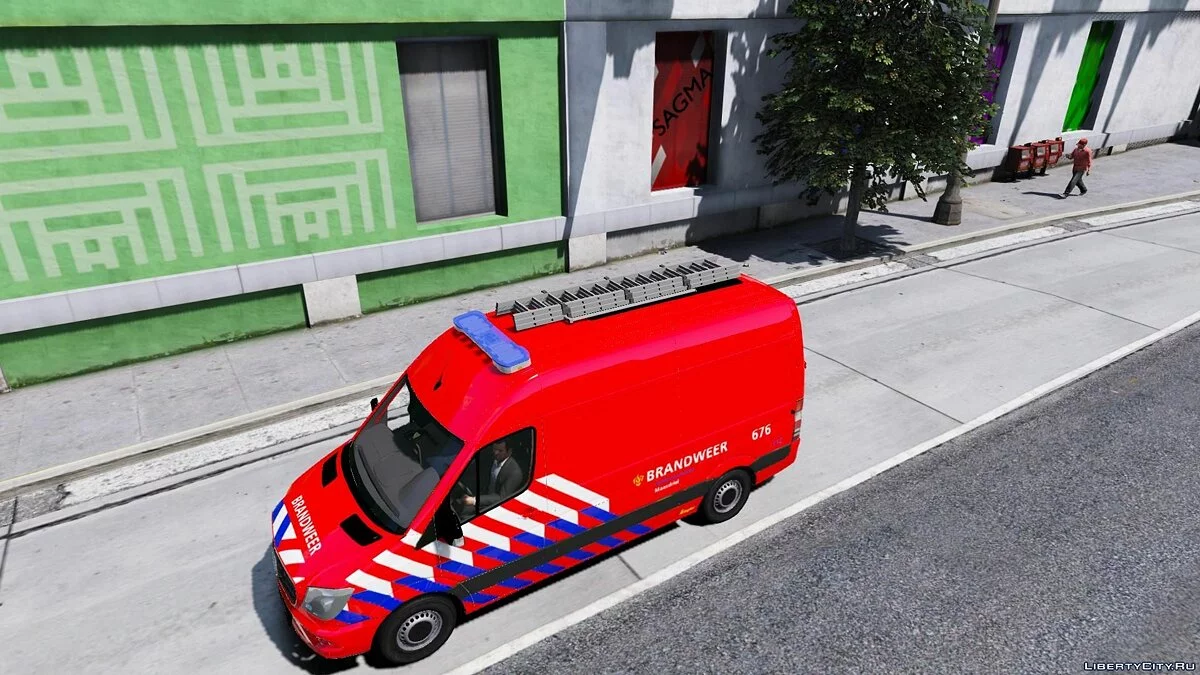 Mercedes-Benz Sprinter Facelift Brandweer [ELS] 1.0 / GTA 5
