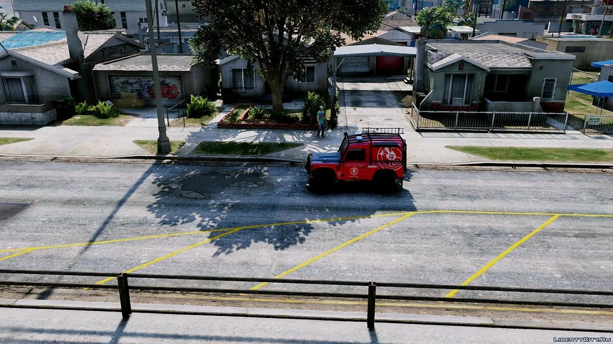 Regimento de Bombeiros Português - VECI - Land Rover Defender [Adição] 1.0 / GTA 5