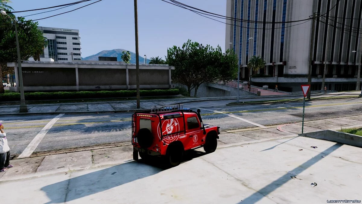 Regimento de Bombeiros Português - VECI - Land Rover Defender [Adição] 1.0 / GTA 5