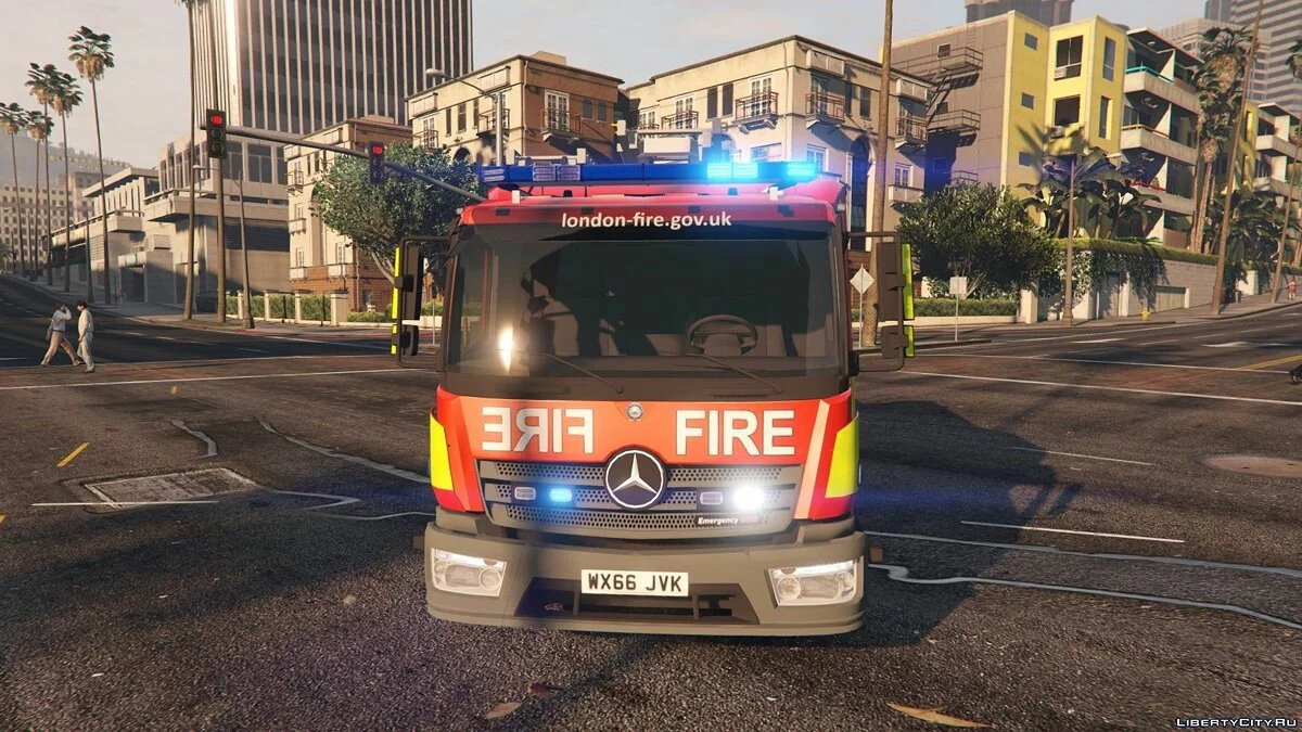 Appareil de la Brigade des Pompiers de Londres 2017 [ELS] 1.0 / GTA 5
