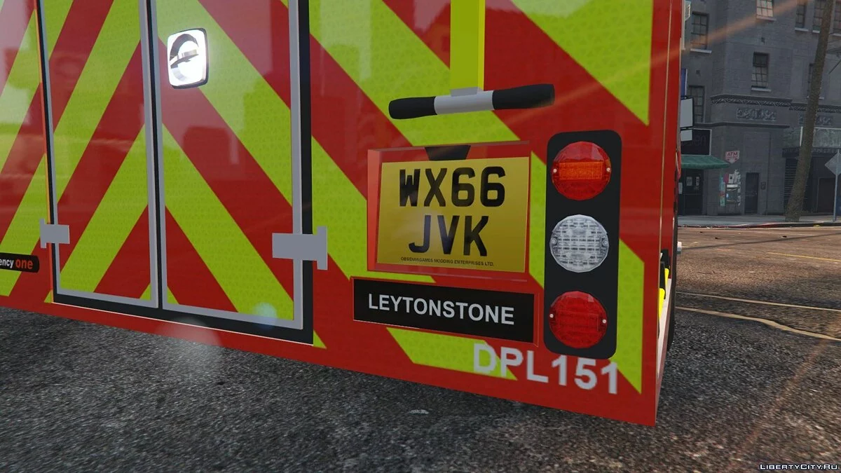 Appareil de la Brigade des Pompiers de Londres 2017 [ELS] 1.0 / GTA 5