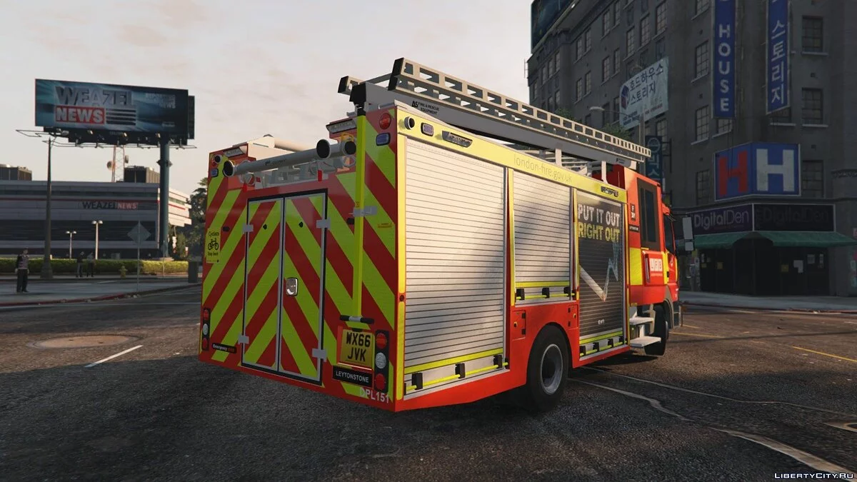 Appareil de la Brigade des Pompiers de Londres 2017 [ELS] 1.0 / GTA 5