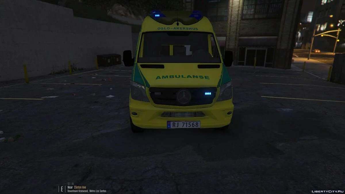 Ambulancia Noruega nuevo diseño 1.0 / GTA 5