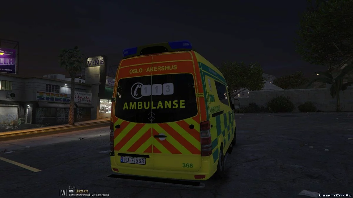 Ambulancia Noruega nuevo diseño 1.0 / GTA 5
