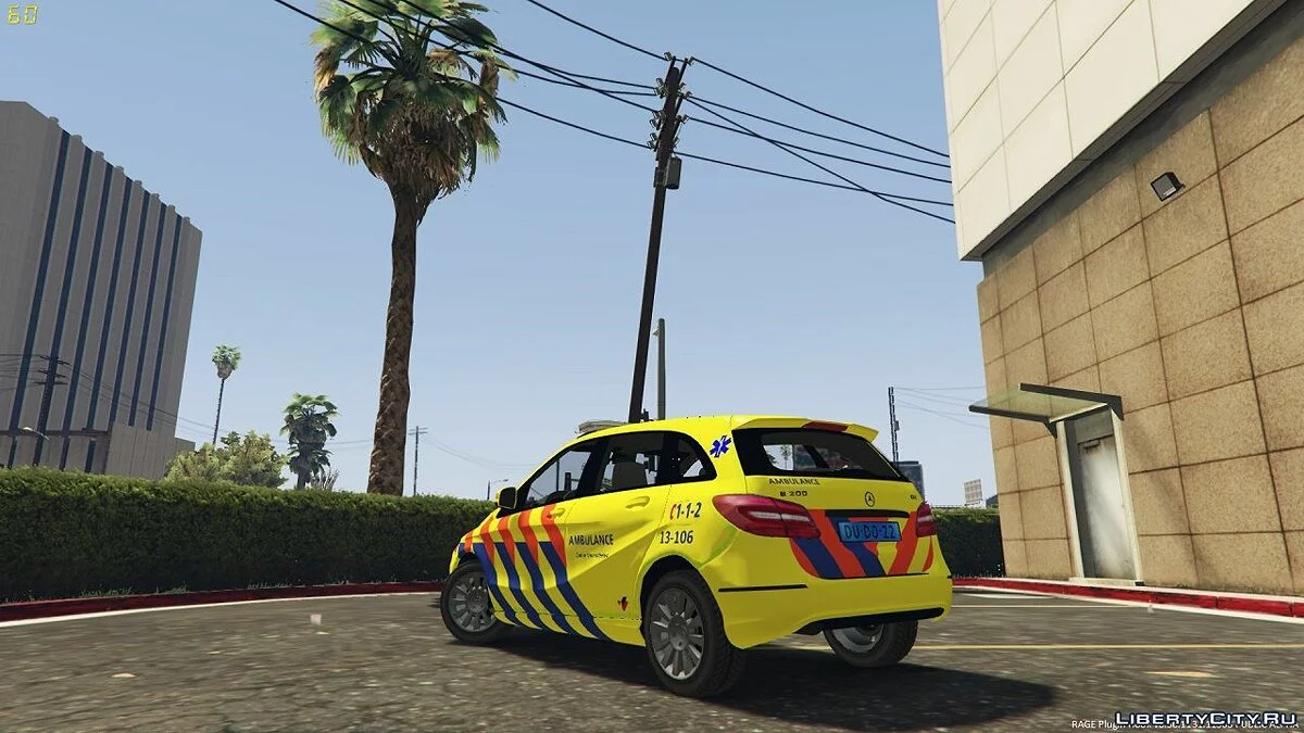 Dutch Ambulance Mercedes B Class 1.0 / GTA 5