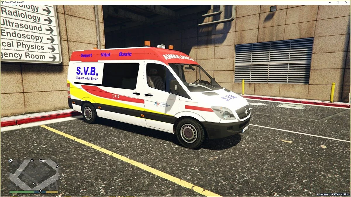 Mercedes-Sprinter Швидка Допомога Базова Підтримка | Спільнота Валенсія 1.0 / GTA 5
