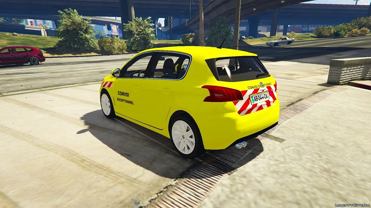 Peugeot 308 екстраординарний конвой ELS 1.0 / GTA 5