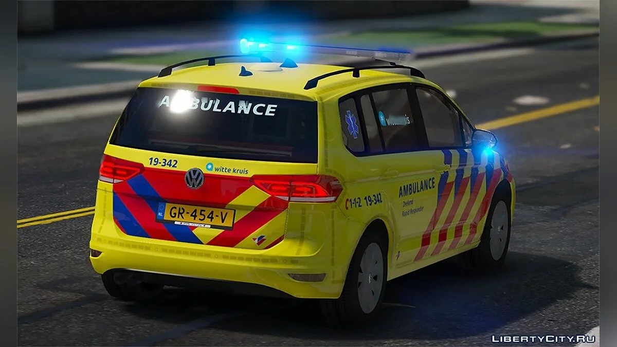 Volkswagen Dutch Rapid Responder 2016 / Нідерландський Швидкий Відповідач [ELS] 1.0 / GTA 5