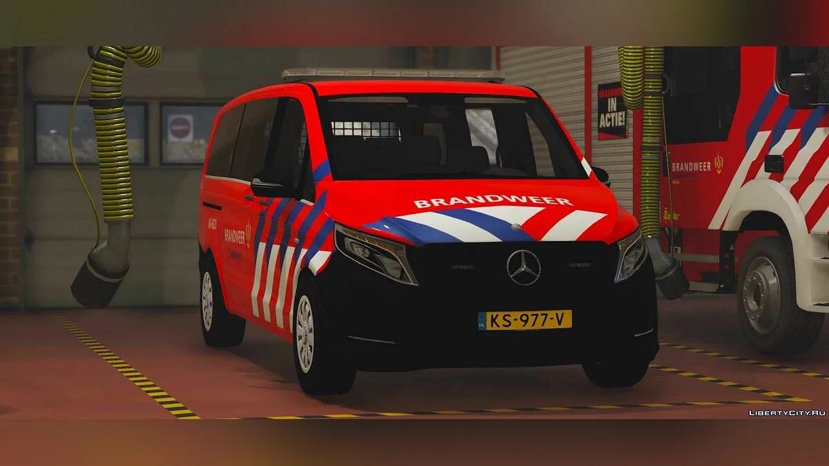 Mercedes-Benz Vito Турер Пожежна 2017 1.1 / GTA 5