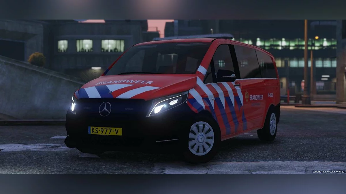 Mercedes-Benz Vito Турер Пожежна 2017 1.1 / GTA 5