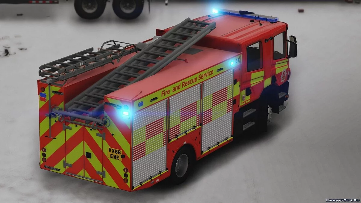 2015 Scania P280 Essex Feuerwehr- und Rettungsfahrzeug 1.0 / GTA 5