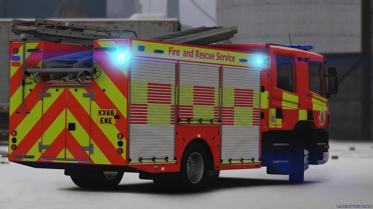 2015 Scania P280 Essex Feuerwehr- und Rettungsfahrzeug 1.0 / GTA 5