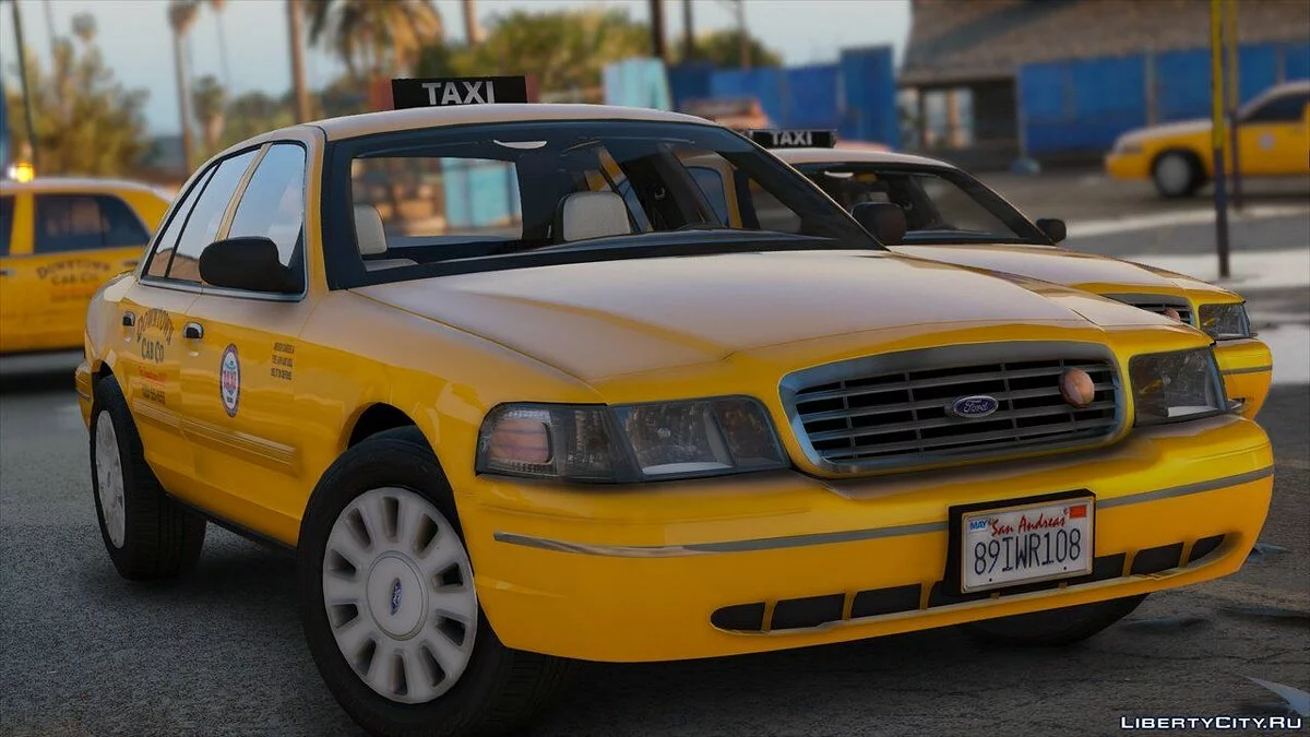 سيارة الأجرة Crown Victoria HQ لشركة Los Santos Downtown Cab Co / جي تي أي 5