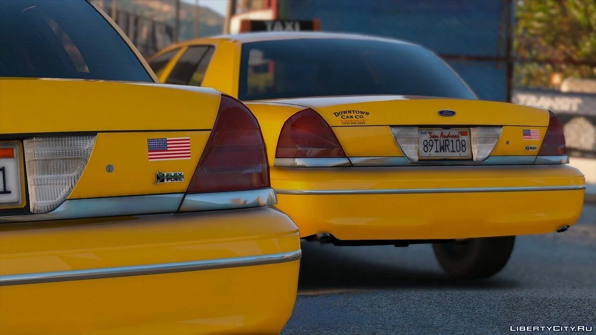 سيارة الأجرة Crown Victoria HQ لشركة Los Santos Downtown Cab Co / جي تي أي 5
