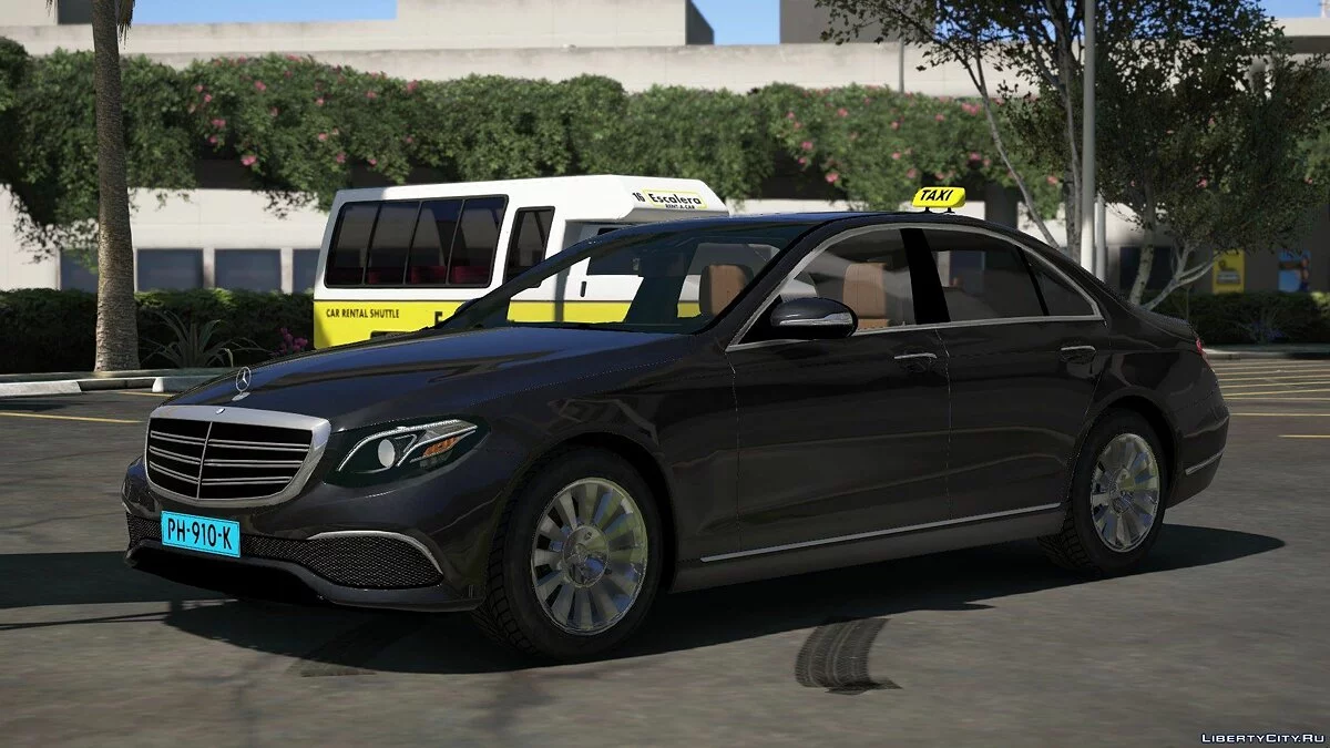 Dutch Mercedes-Benz E-Class 2015 Taxi 1.0 / GTA 5