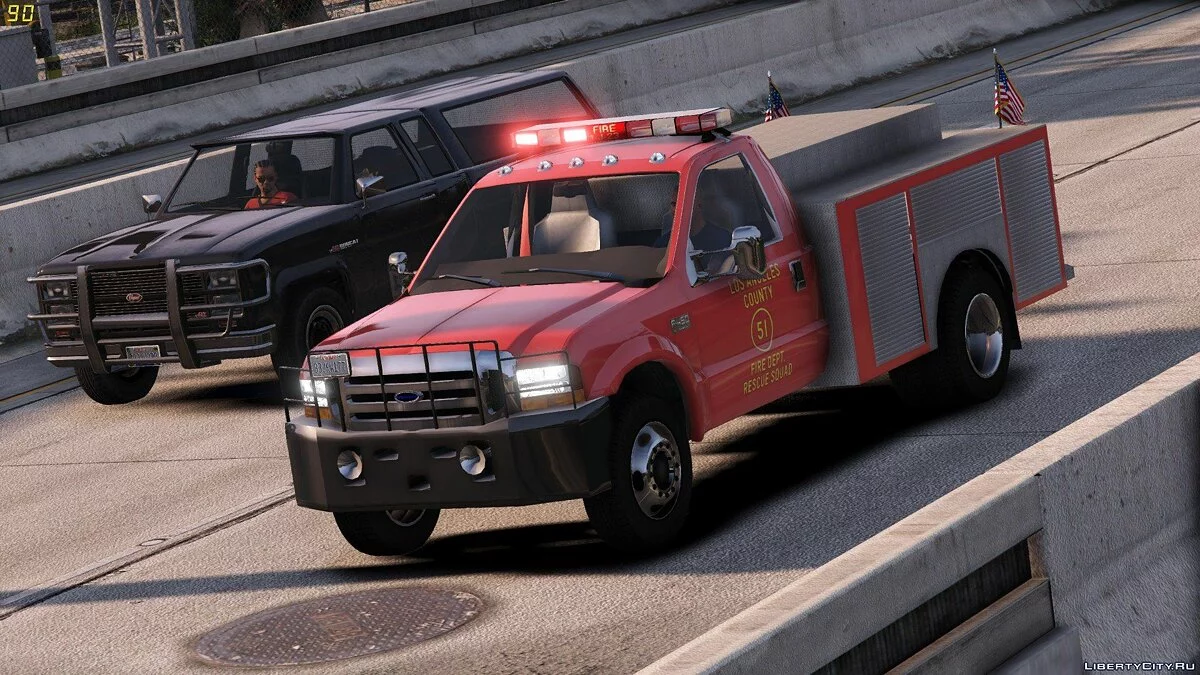 Ford F450 1999 - Inspirado en el Escuadrón 51 / GTA 5
