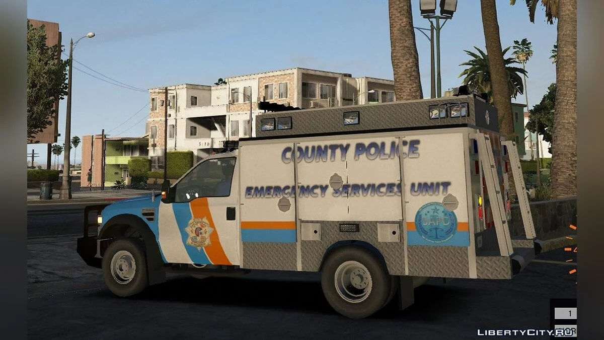 Camion Ford 550 ESU 2008 [ELS] Ajout/Remplacement 1.02 / GTA 5