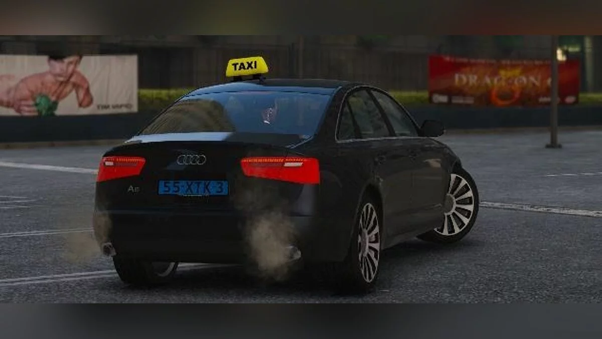 Audi A6 c7 Limousine Taxi Néerlandais 1.0 / GTA 5