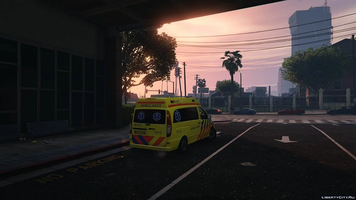 Mercedes Benz Vito Швидка допомога Нідерландів VZA Міжнародний ELS / GTA 5