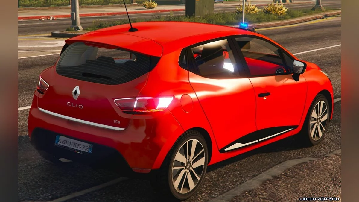 Renault Clio IV Bombeiros [Add-Oo][ELS] 1.0 / GTA 5