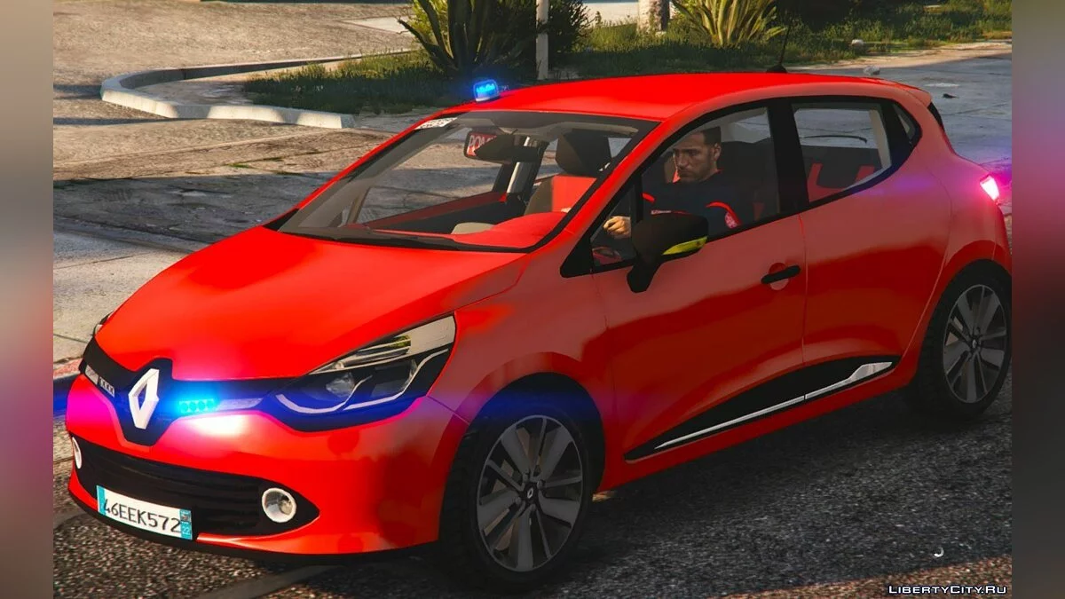 Renault Clio IV Bombeiros [Add-Oo][ELS] 1.0 / GTA 5