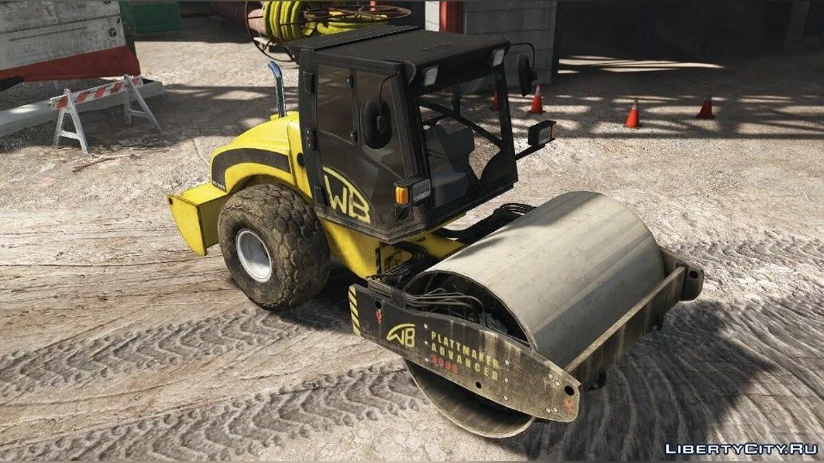 Парова каток (Додаток/Замінник) 1.0 / GTA 5