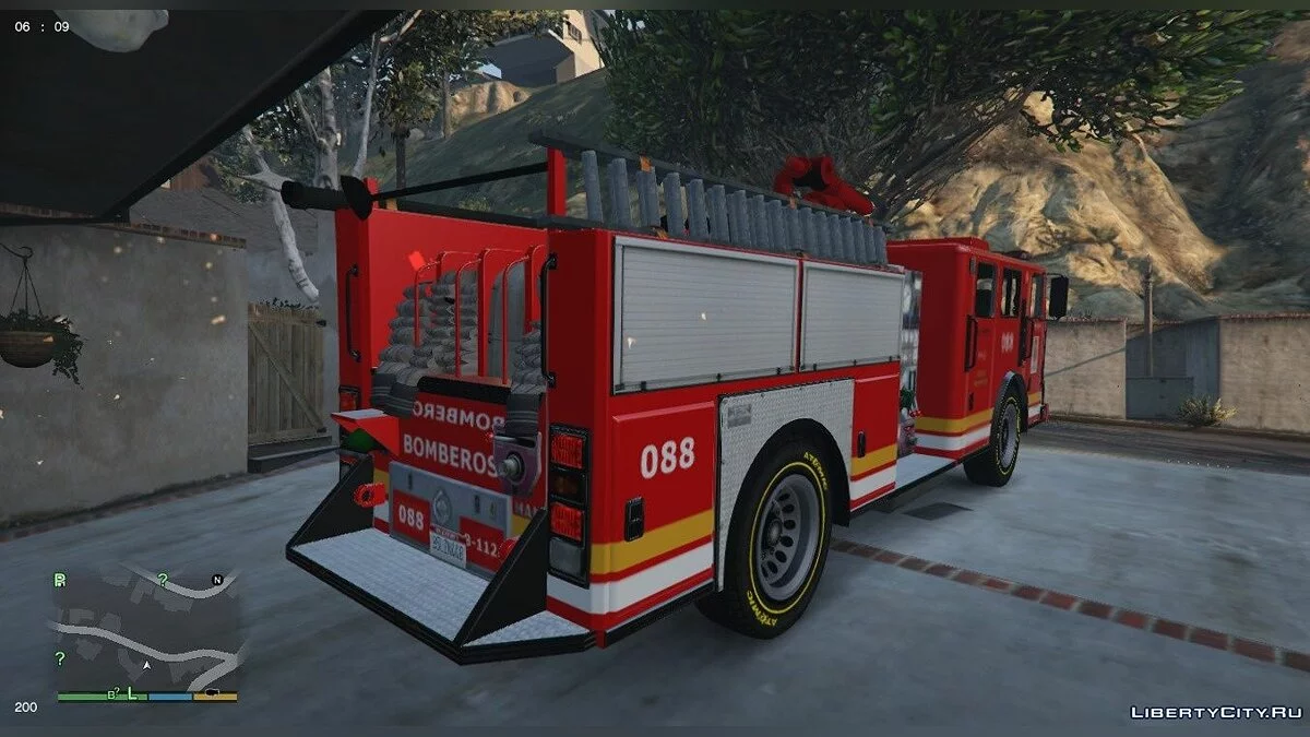Пожежна машина Кабільдо де Ла Пальма Канарські острови 1.0 / GTA 5