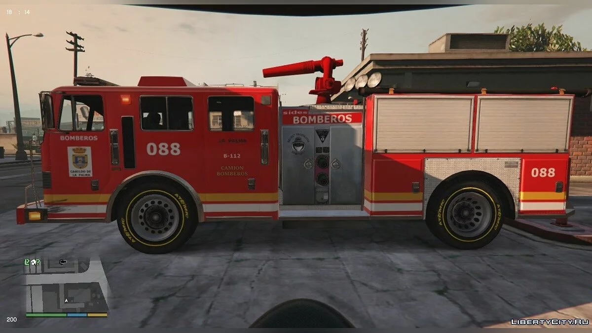 Пожежна машина Кабільдо де Ла Пальма Канарські острови 1.0 / GTA 5