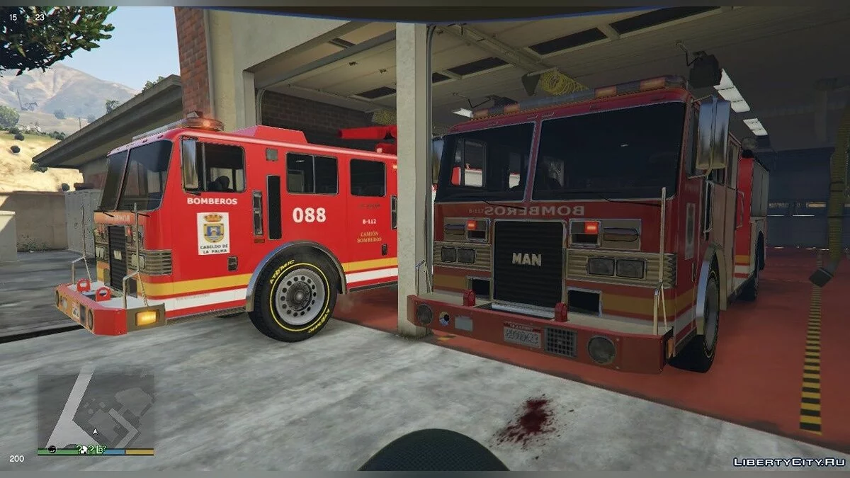 Пожежна машина Кабільдо де Ла Пальма Канарські острови 1.0 / GTA 5