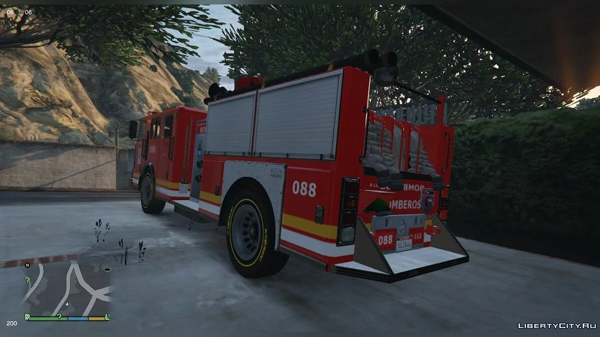 Пожежна машина Кабільдо де Ла Пальма Канарські острови 1.0 / GTA 5