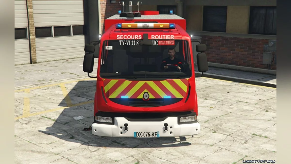 Renault Midlum 300 - Road Rescue Van [Add-On][ELS] 1.0 / GTA 5