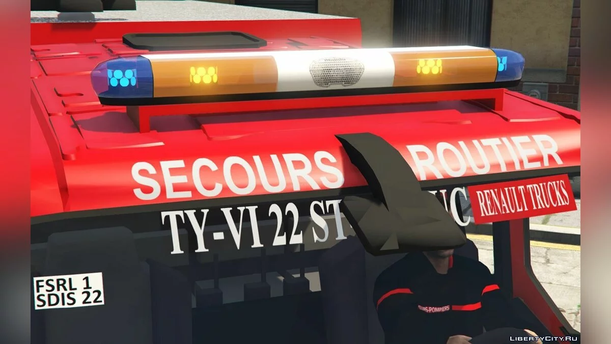 Renault Midlum 300 - Road Rescue Van [Add-On][ELS] 1.0 / GTA 5