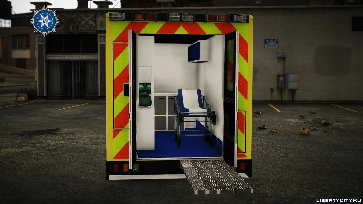 Ambulância Mercedes Sprinter Britânica de 2010 [ELS] [NIAS] [LAS] V1.0 / GTA 5