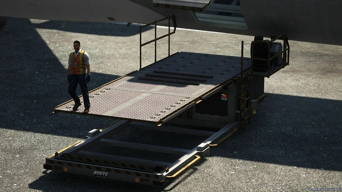 Brute Cargoloader (working platform) [Add-On] 1.0 / GTA 5