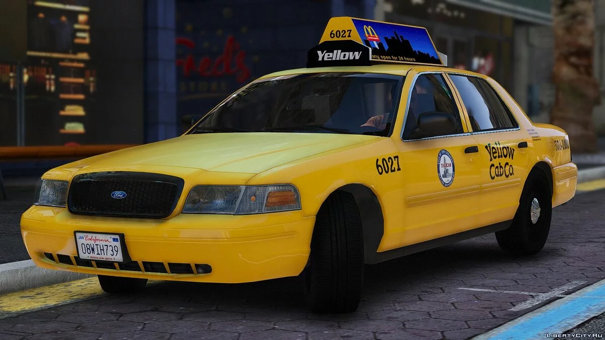 Taxi Ford Crown Victoria LA 2011 1.1 / GTA 5