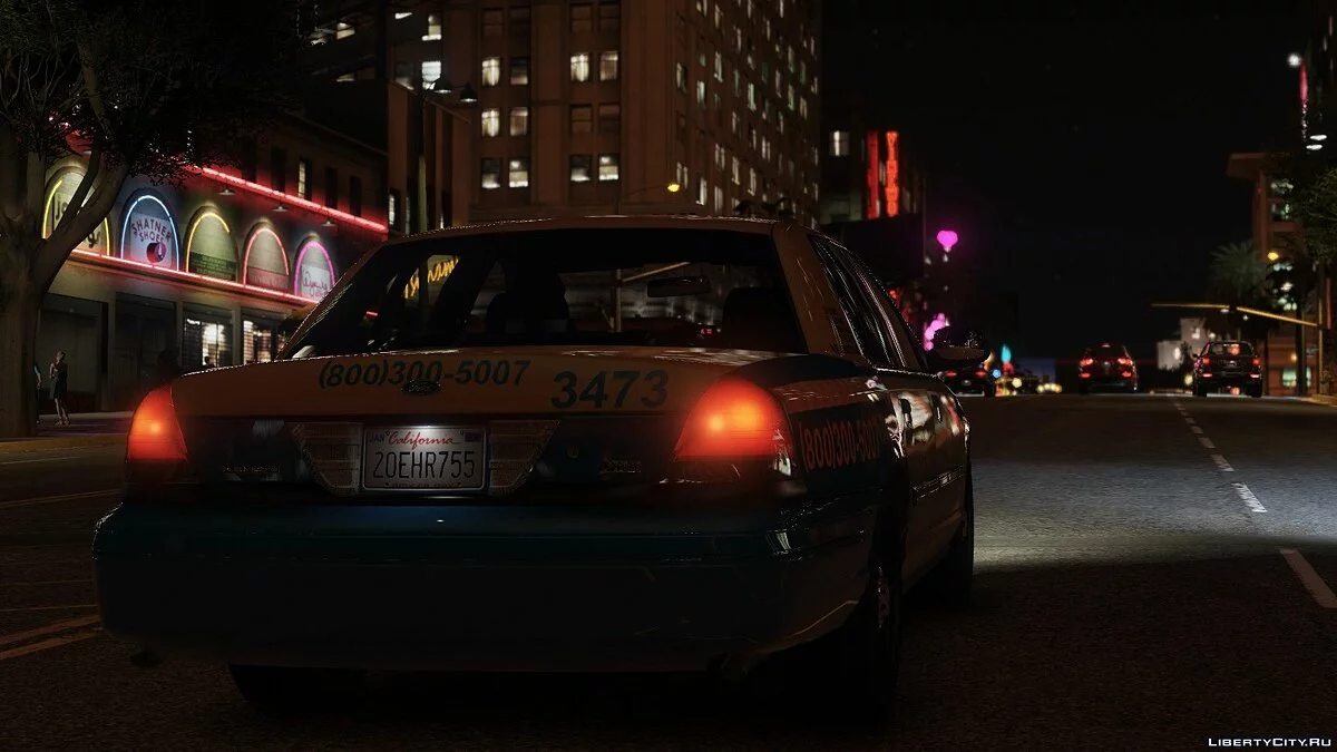 Taxi Ford Crown Victoria LA 2011 1.1 / GTA 5