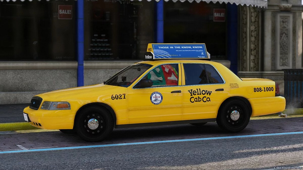 Taxi Ford Crown Victoria LA 2011 1.1 / GTA 5