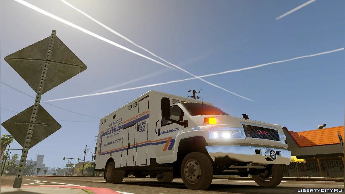 2009 GMC Topkick LS Ambulance [ELS | Template] - Скорая помощь Лос-Сантоса / GTA 5