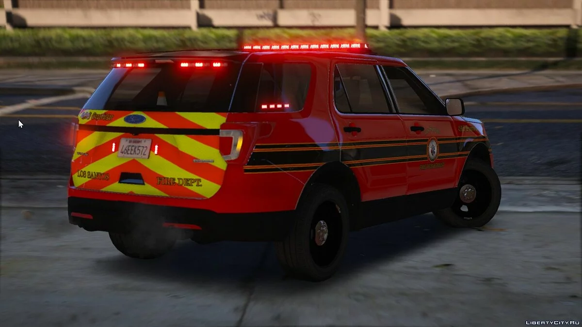 Ford Explorer - Dinas Pemadam Kebakaran Los Santos / GTA 5