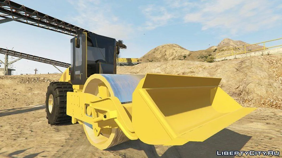 Caterpillar CS56 Roller [Add-On] / GTA 5