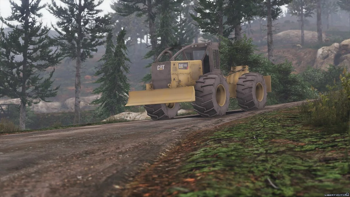 Caterpillar 555d Wheeled Logging Tractor 2018 / GTA 5